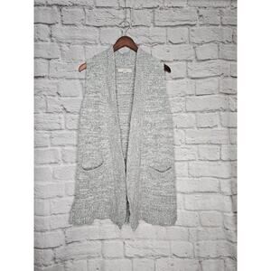 Loft Womens XS wool Blend Grey Sweater Vest